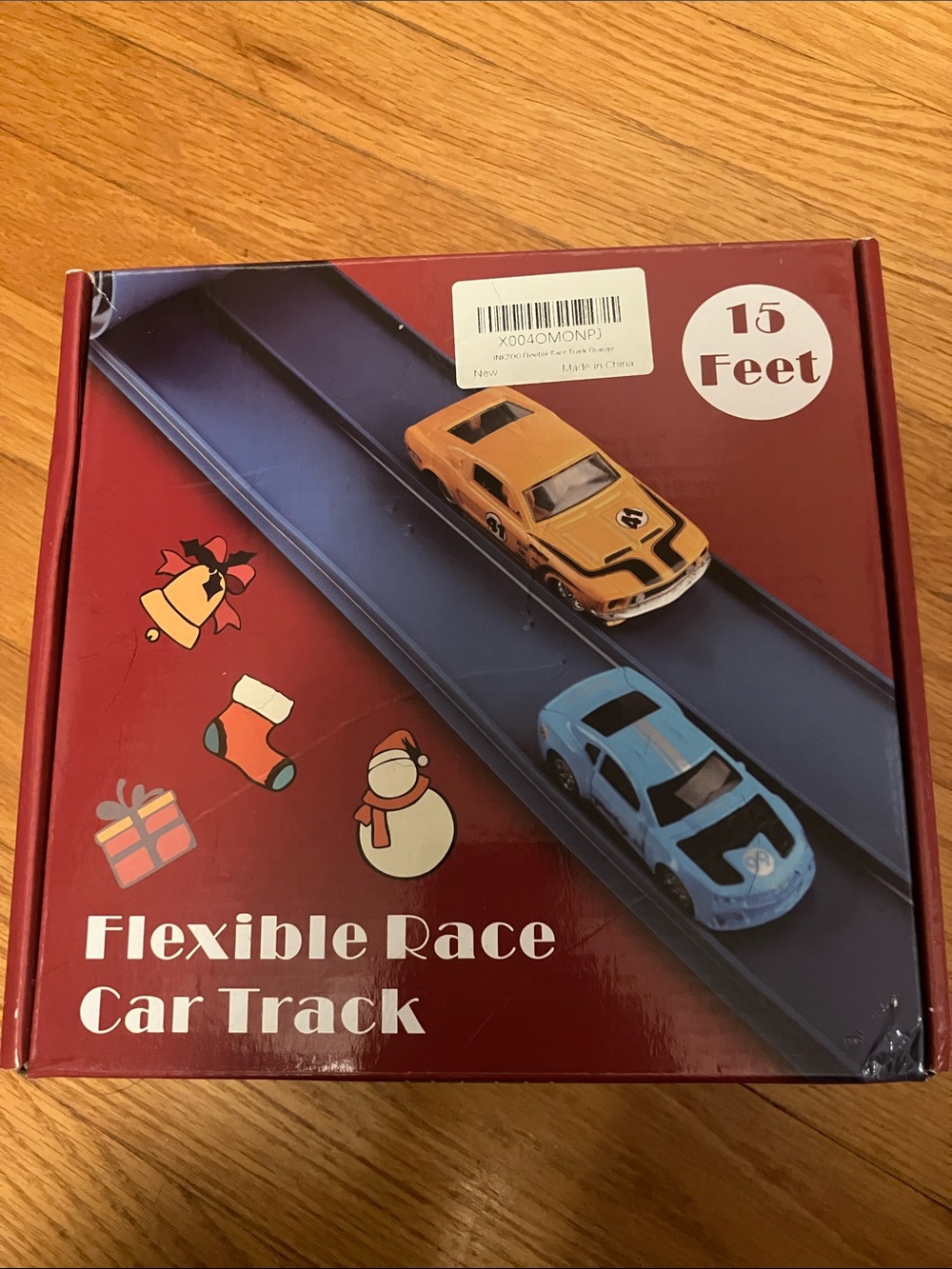 Flexible Race Car Track with Blue and Yellow Toy Cars - Kids Toys